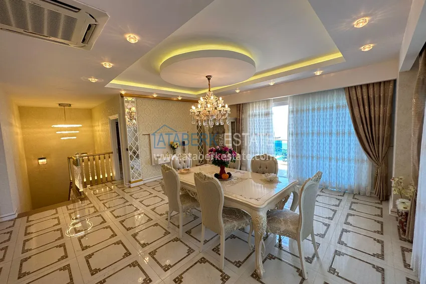Kupuj  Penthouse duplex 3+1 w Mahmutlar, Alanya — 200 m od morza, widok na morze  3 
