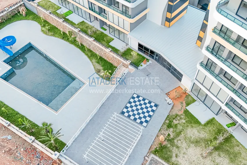 Nowy apartament 1+1 w Oba, Alanya — inwestycja nad morzem w kompleksie z infrastrukturą 4 