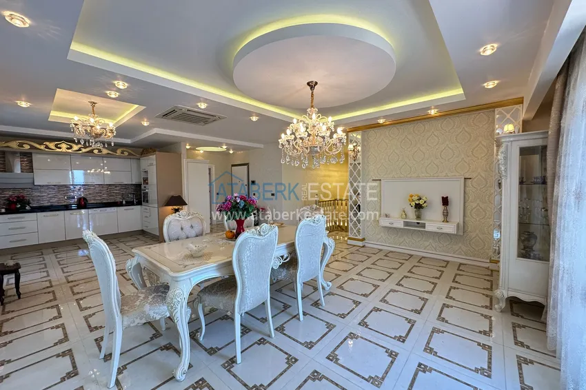 Kupuj  Penthouse duplex 3+1 w Mahmutlar, Alanya — 200 m od morza, widok na morze  4 