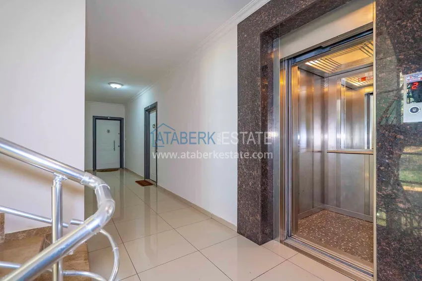 Umeblowane mieszkanie 1+1 w rezydencji premium w Oba — 70 m2, orientacja południowa 28 