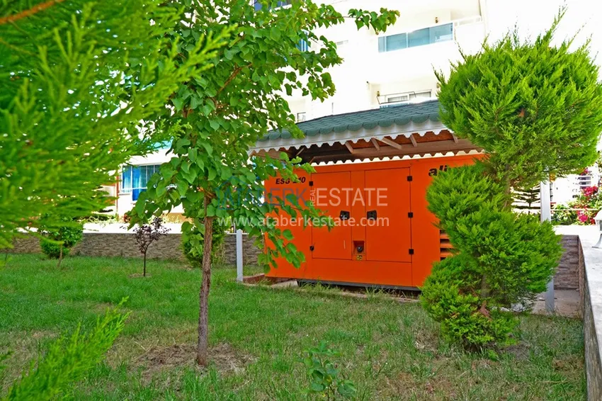 Dwupoziomowy penthouse 2+1 z meblami i widokiem na morze w centrum Mahmutlar 7 