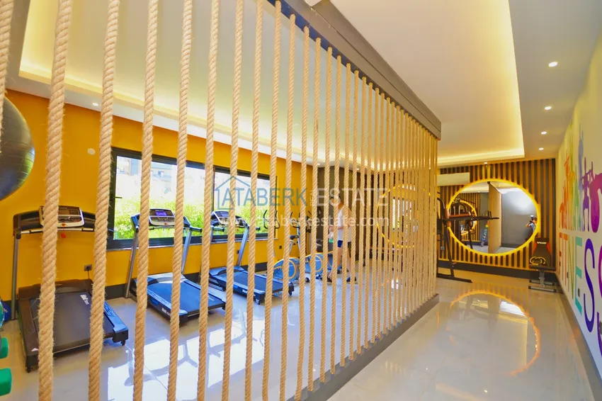 Nowo umeblowane mieszkanie 1+1 w komfortowej rezydencji w Oba, Alanya 12 