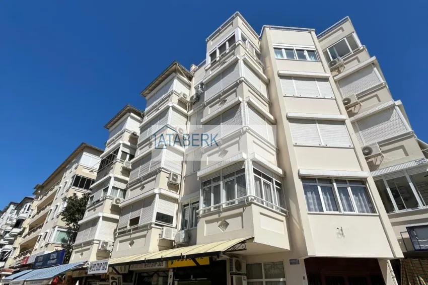 Umeblowane mieszkanie 1+1 w centrum Alanyi, za pozwolenie na pobyt — Plaża Kleopatra 5 