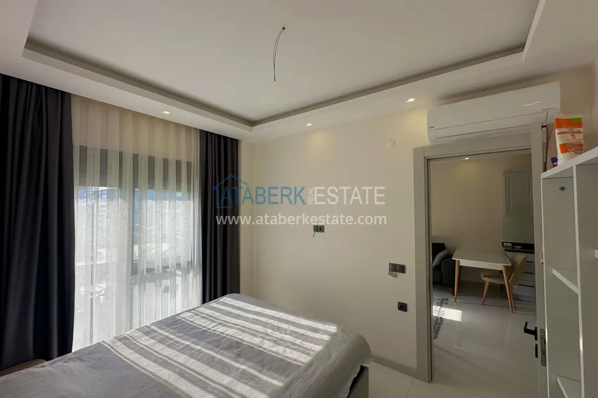 Kupuj  Nowo umeblowane mieszkanie 1+1 w komfortowej rezydencji w Oba, Alanya 5 