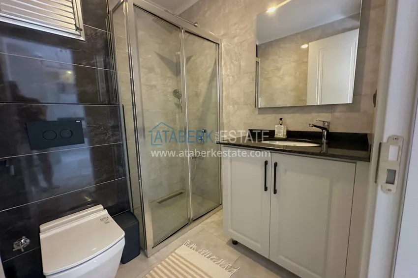 Kupuj  Nowo umeblowane mieszkanie 1+1 w komfortowej rezydencji w Oba, Alanya 6 