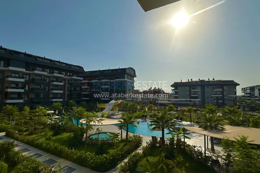 Kupuj  Nowo umeblowane mieszkanie 1+1 w komfortowej rezydencji w Oba, Alanya 9 