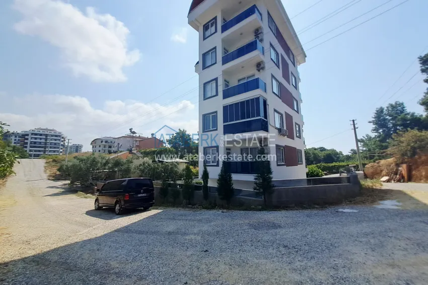 Przytulny apartament 1+1 z nowymi meblami i widokiem na las sosnowy — Avsallar, Alanya 1 