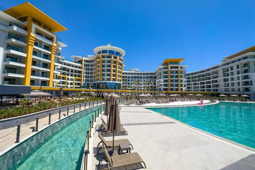 Duplex ogrodowy 2+1 do wynajęcia w Alanya, dzielnica Turkler - A8 Complex Hotel 21 