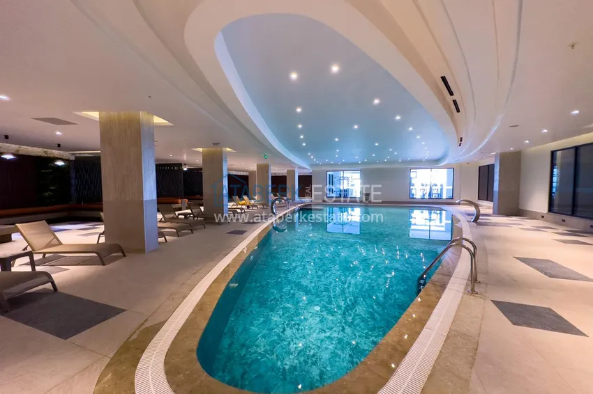 Duplex ogrodowy 2+1 do wynajęcia w Alanya, dzielnica Turkler - A8 Complex Hotel 68 