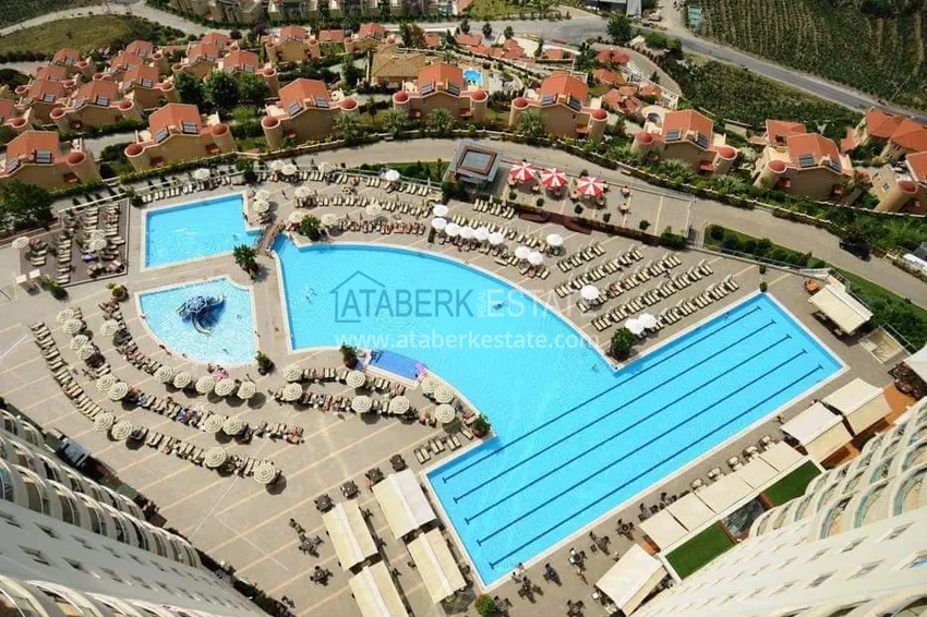 Umeblowane mieszkanie 2+1 do wynajęcia w Alanyi, dzielnica Mahmutlar — legendarny kompleks hotelowy z prywatną plażą nr 708 6 