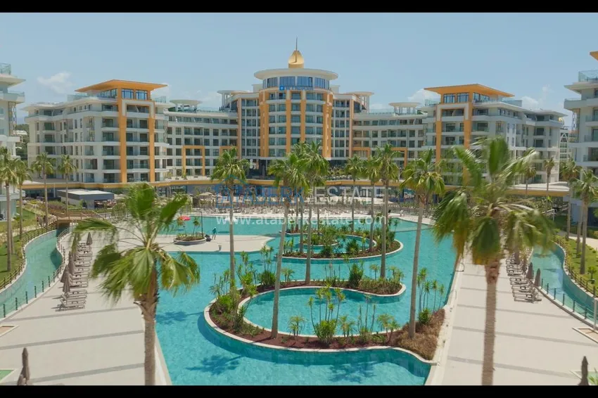 Duplex ogrodowy 2+1 do wynajęcia w Alanya, dzielnica Turkler - A8 Complex Hotel 12 