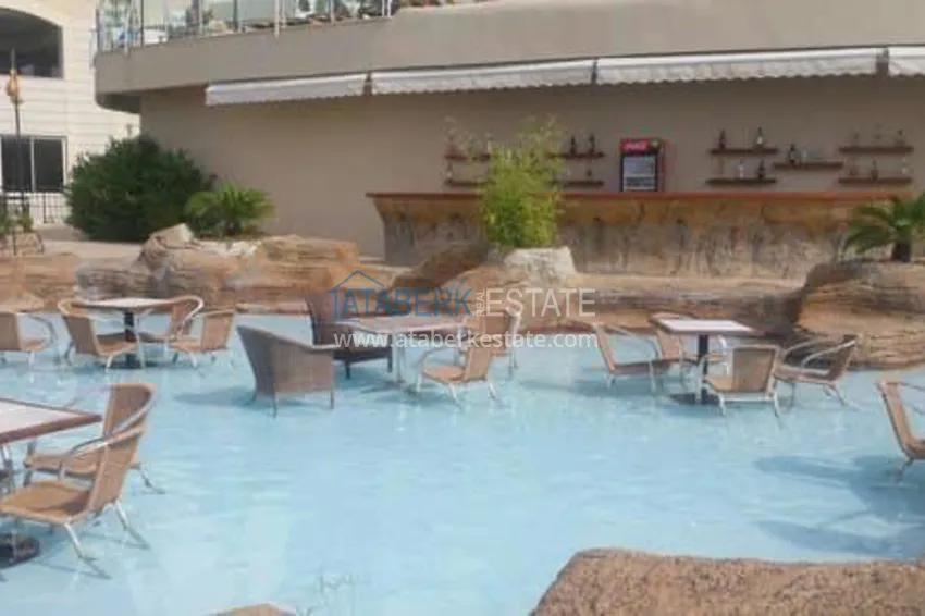 Umeblowane mieszkanie 2+1 do wynajęcia w Alanyi, dzielnica Mahmutlar — legendarny kompleks hotelowy z prywatną plażą nr 708 10 
