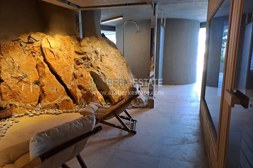 1+1 apartamenty od właściciela z widokiem na morze w nowym nowoczesnym kompleksie mieszkalnym w centrum Alanyi 26 