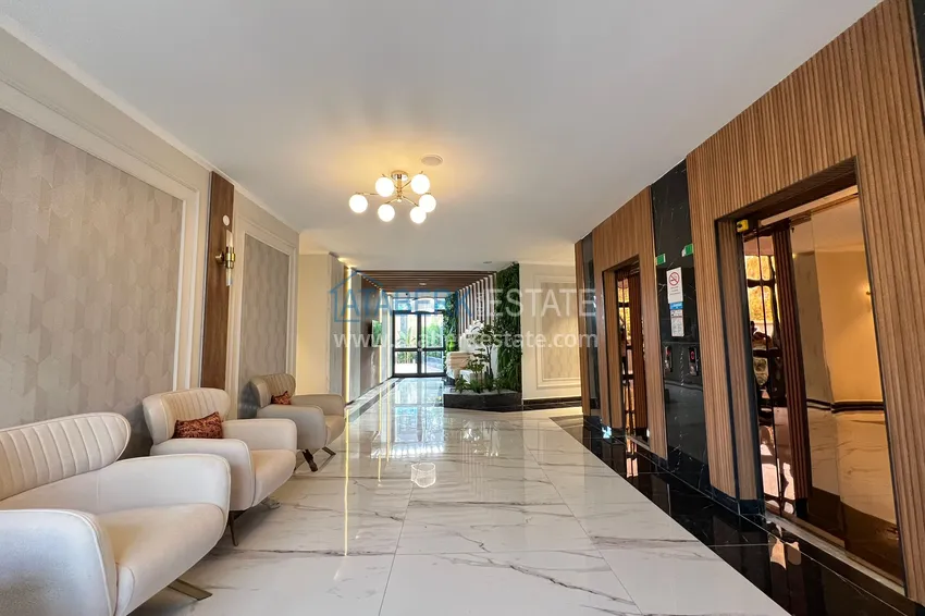 Apartament 1+1 W Alanya, dzielnica Oba - piękne wykończenie, nowoczesny kompleks  11 