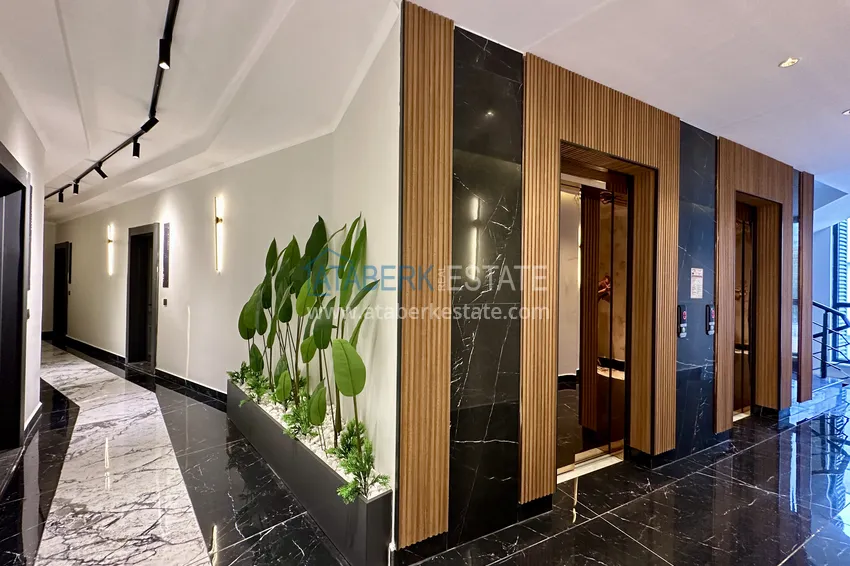 Apartament 1+1 W Alanya, dzielnica Oba - piękne wykończenie, nowoczesny kompleks  12 
