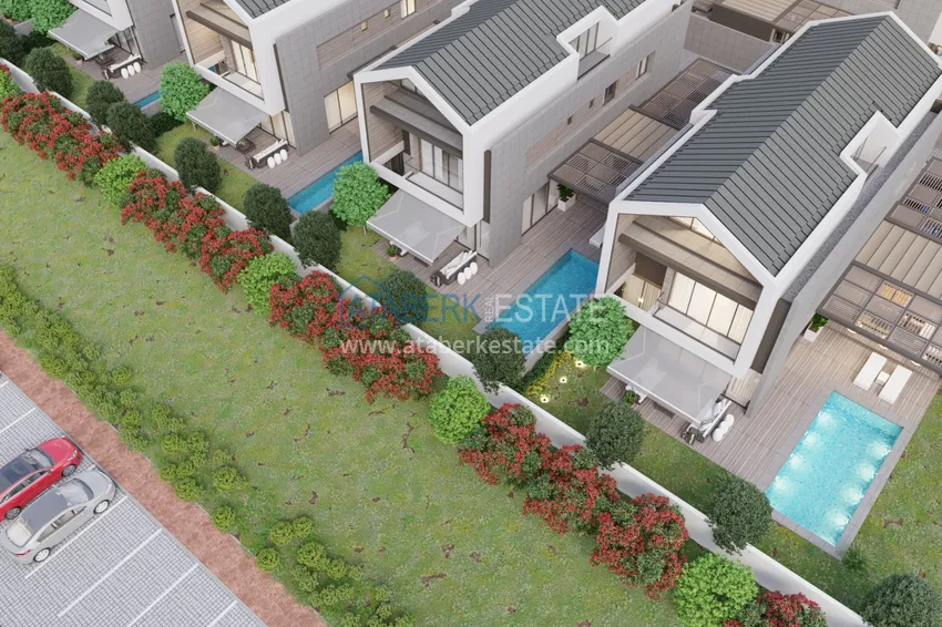 Nowoczesne wille w Antalya, dzielnica Konyaalti - prywatny basen, ogród i idealna lokalizacja 3 