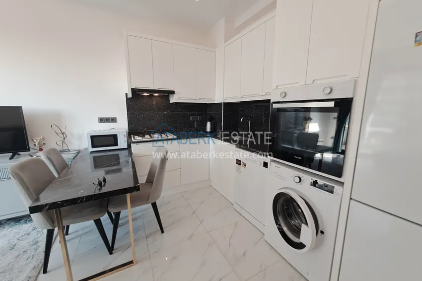 Kupuj  Apartament 1+1 w Mahmutlar — pod klucz, z widokiem na morze, druga linia brzegowa  4 