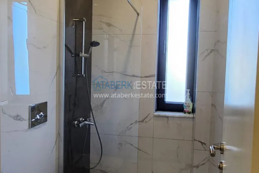 Kupuj  Trzypokojowe mieszkanie w Alanya, dzielnica Tepe - umeblowane i z panoramicznym widokiem	 13 