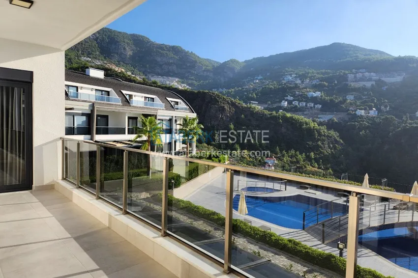 Kupuj  Trzypokojowe mieszkanie w Alanya, dzielnica Tepe - umeblowane i z panoramicznym widokiem	 22 