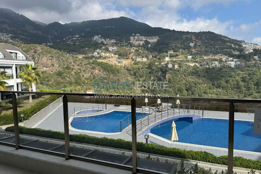 Kupuj  Trzypokojowe mieszkanie w Alanya, dzielnica Tepe - umeblowane i z panoramicznym widokiem	 23 