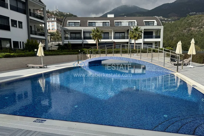 Trzypokojowe mieszkanie w Alanya, dzielnica Tepe - umeblowane i z panoramicznym widokiem	 5 