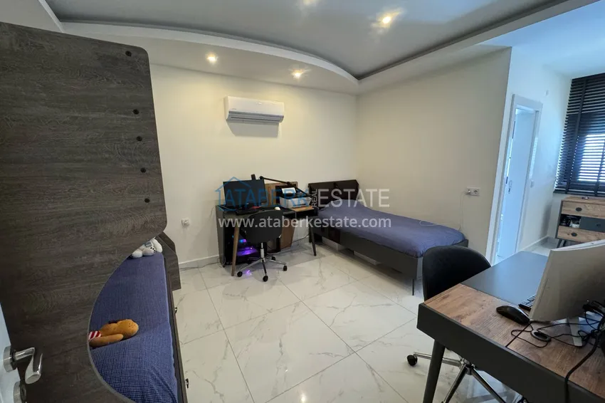 Kupuj  Trzypokojowe mieszkanie w Alanya, dzielnica Tepe - umeblowane i z panoramicznym widokiem	 7 