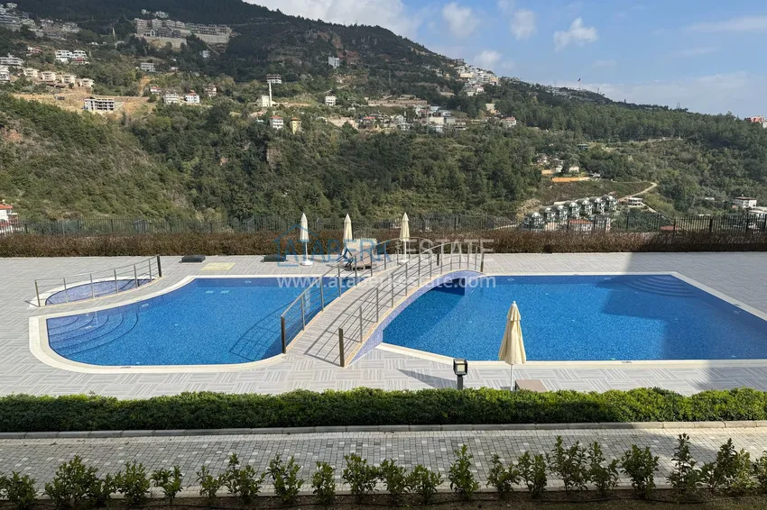Trzypokojowe mieszkanie w Alanya, dzielnica Tepe - umeblowane i z panoramicznym widokiem	 7 