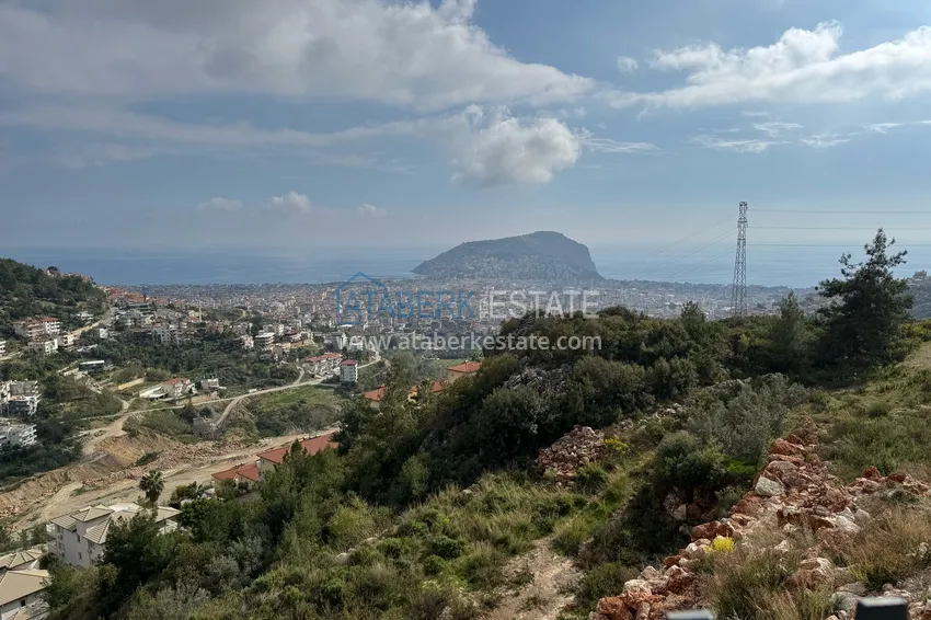 Trzypokojowe mieszkanie w Alanya, dzielnica Tepe - umeblowane i z panoramicznym widokiem	 9 