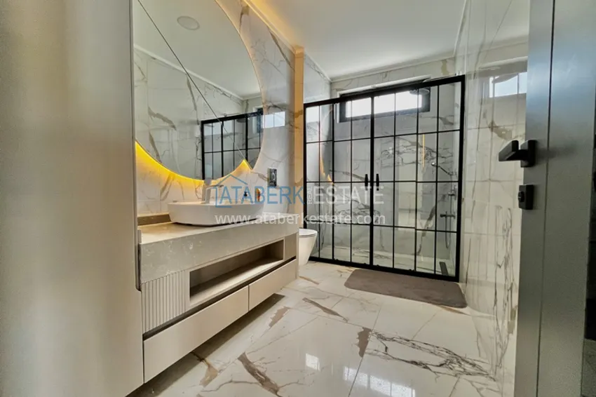 Kupuj  Elite triplex willa 4+2 w Alanya, dzielnica Kargicak - umeblowana i z prywatnym basenem  12 