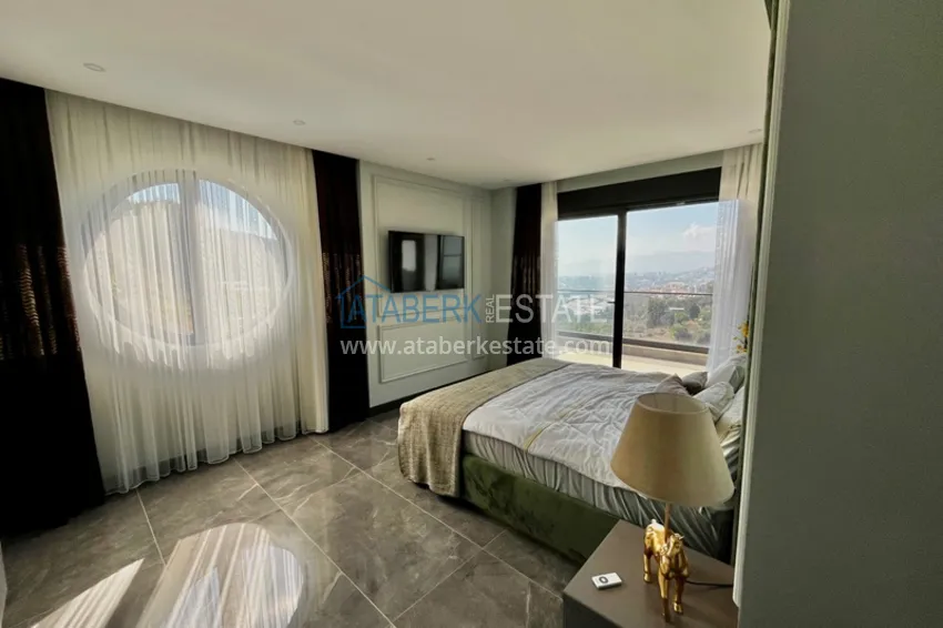 Kupuj  Elite triplex willa 4+2 w Alanya, dzielnica Kargicak - umeblowana i z prywatnym basenem  14 