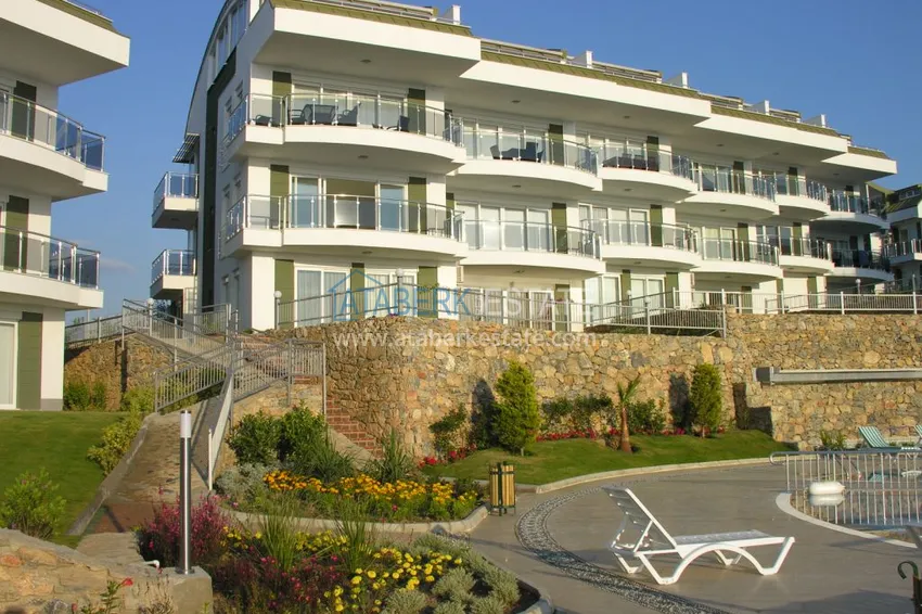 Dwupoziomowy penthouse 3+1 z panoramicznym widokiem w Konakli, Alanya 12 