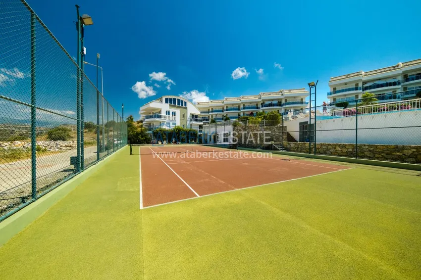 Dwupoziomowy penthouse 3+1 z panoramicznym widokiem w Konakli, Alanya 13 