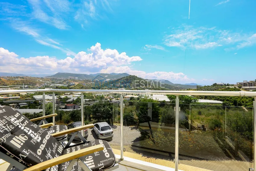 Kupuj  Dwupoziomowy penthouse 3+1 z panoramicznym widokiem w Konakli, Alanya 17 
