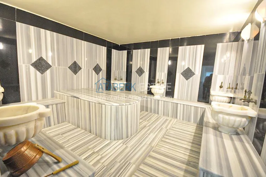 Dwupoziomowy penthouse 3+1 z panoramicznym widokiem w Konakli, Alanya 22 