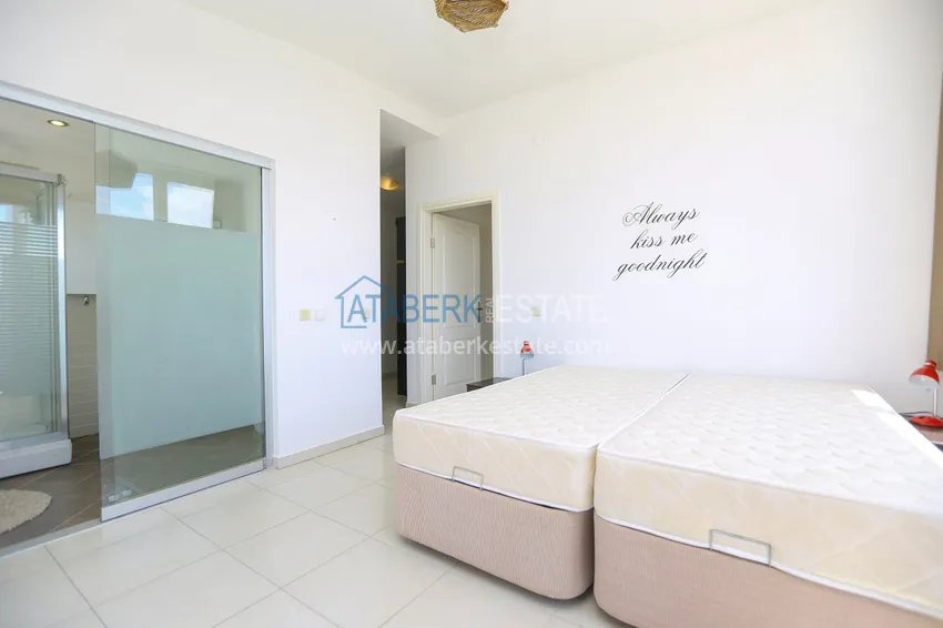 Kupuj  Dwupoziomowy penthouse 3+1 z panoramicznym widokiem w Konakli, Alanya 23 