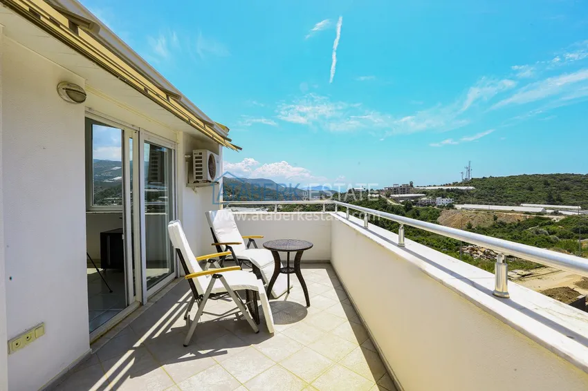 Kupuj  Dwupoziomowy penthouse 3+1 z panoramicznym widokiem w Konakli, Alanya 26 