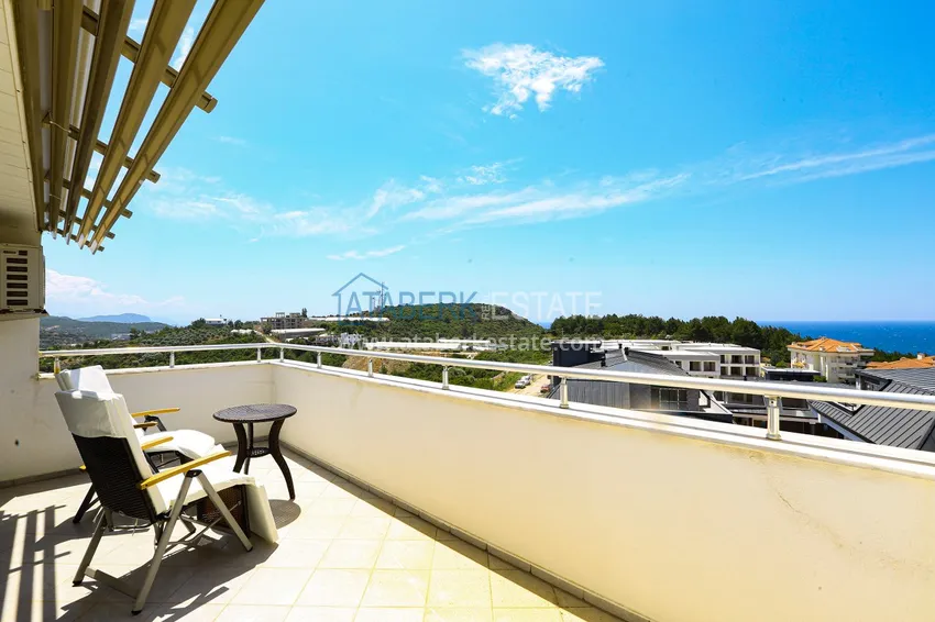 Kupuj  Dwupoziomowy penthouse 3+1 z panoramicznym widokiem w Konakli, Alanya 28 