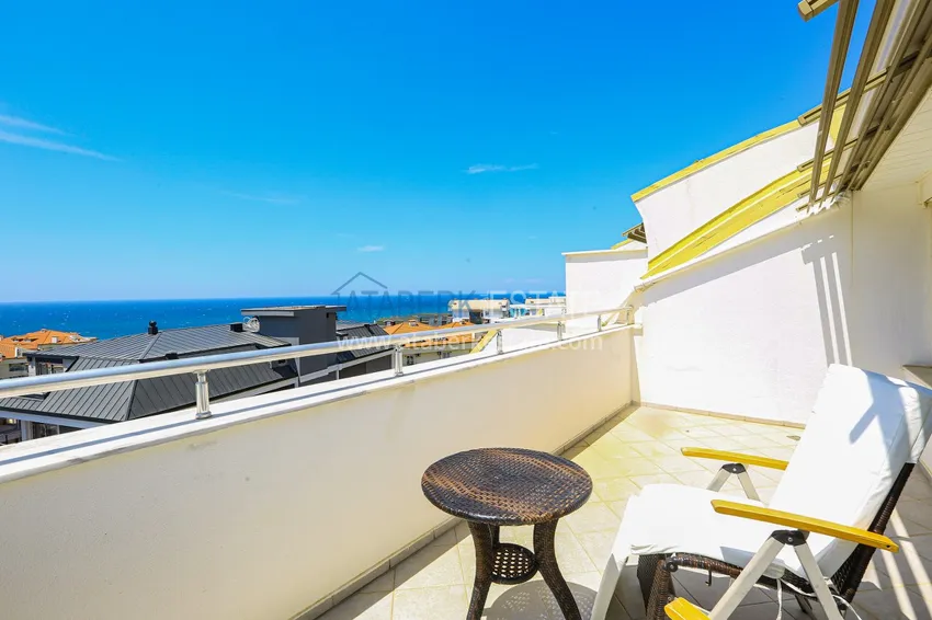 Kupuj  Dwupoziomowy penthouse 3+1 z panoramicznym widokiem w Konakli, Alanya 29 