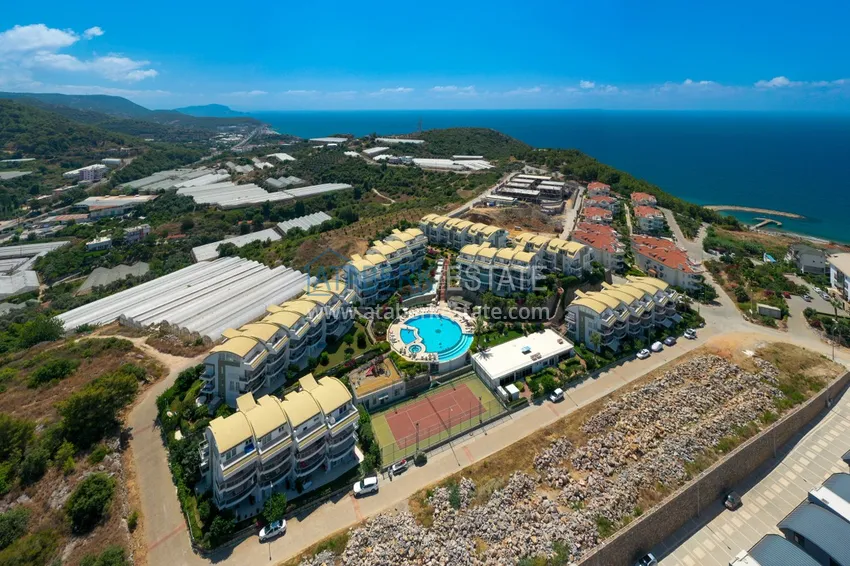 Dwupoziomowy penthouse 3+1 z panoramicznym widokiem w Konakli, Alanya 2 