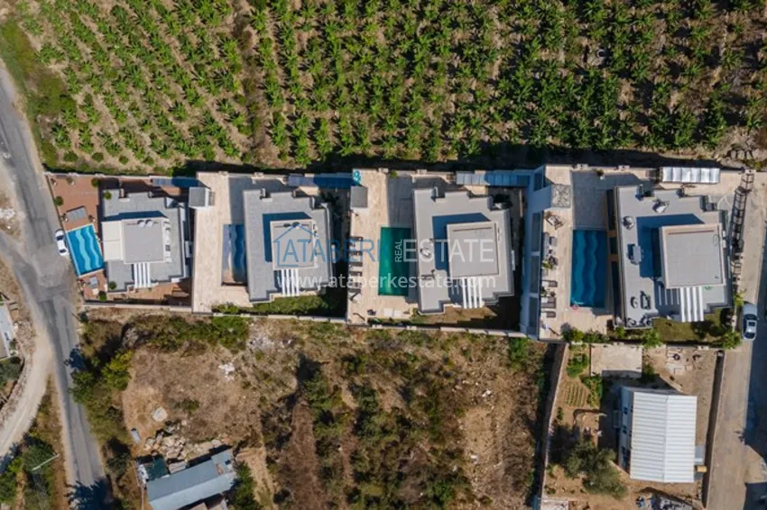 Elite triplex willa 4+2 w Alanya, dzielnica Kargicak - umeblowana i z prywatnym basenem  5 