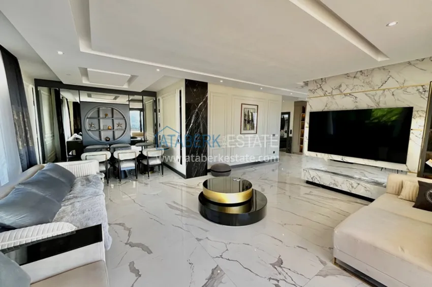Kupuj  Elite triplex willa 4+2 w Alanya, dzielnica Kargicak - umeblowana i z prywatnym basenem  11 