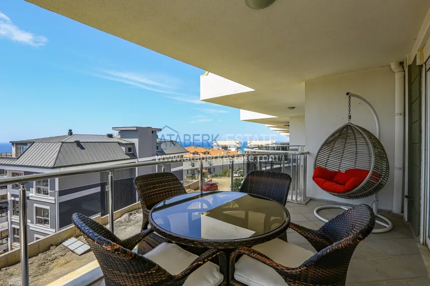Kupuj  Dwupoziomowy penthouse 3+1 z panoramicznym widokiem w Konakli, Alanya 10 