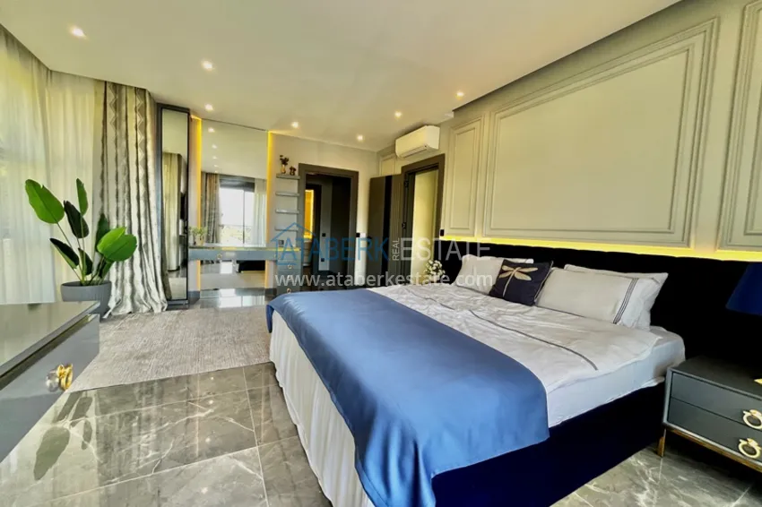 Kupuj  Elite triplex willa 4+2 w Alanya, dzielnica Kargicak - umeblowana i z prywatnym basenem  18 