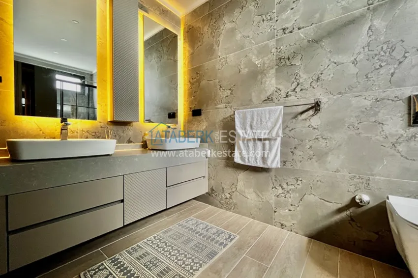 Kupuj  Elite triplex willa 4+2 w Alanya, dzielnica Kargicak - umeblowana i z prywatnym basenem  26 