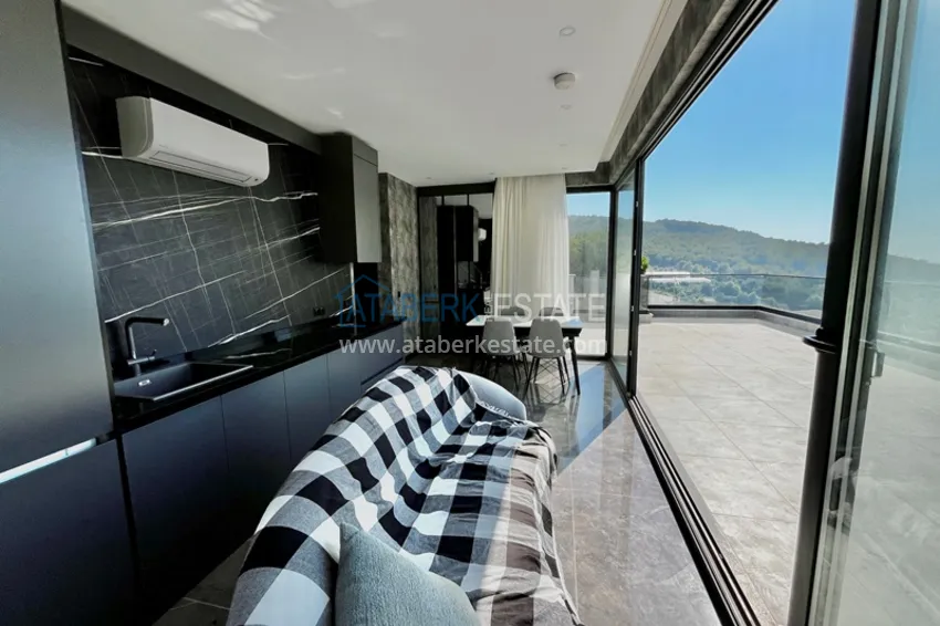 Kupuj  Elite triplex willa 4+2 w Alanya, dzielnica Kargicak - umeblowana i z prywatnym basenem  30 