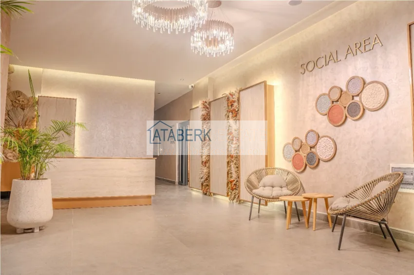 Futurystyczny kompleks mieszkaniowy premium przy plaży w Alanyi, dzielnica Kargicak 38 