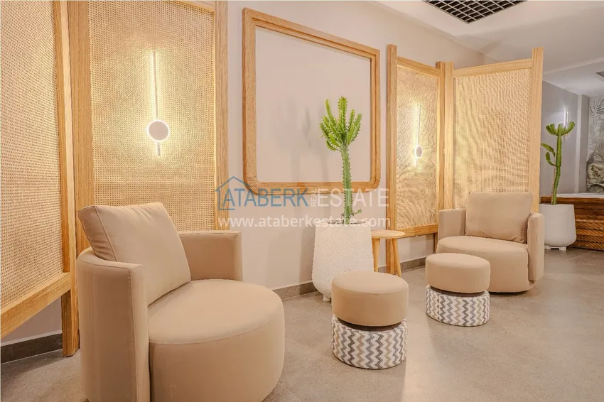 Linear 4+1 apartament przy plaży w Alanyi, dzielnica Kargicak — dla obywatelstwa 44 