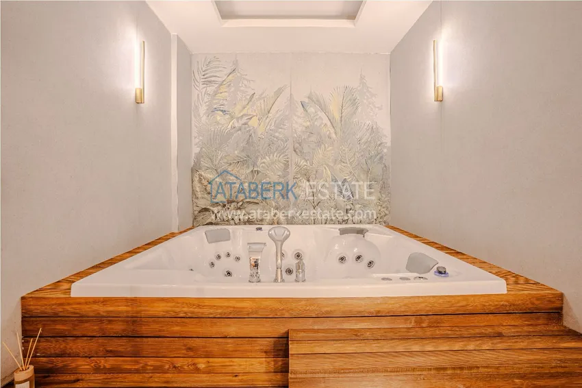 Linear 4+1 apartament przy plaży w Alanyi, dzielnica Kargicak — dla obywatelstwa 48 
