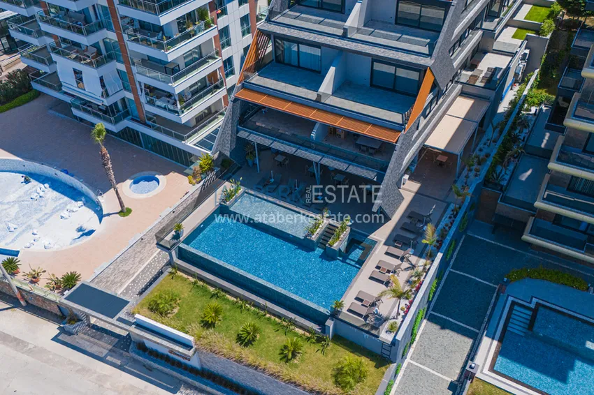 Linear 4+1 apartament przy plaży w Alanyi, dzielnica Kargicak — dla obywatelstwa 8 