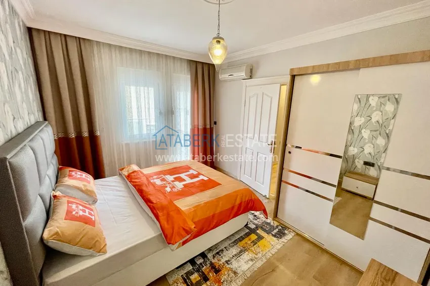 Kupuj  Duplex 3+1 w Alanyi - umeblowany w centrum Oba, 300 metrów od plaży  12 